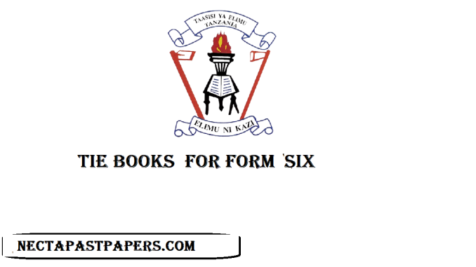 Form Six TIE Books PDF Downloads - All Subjects Covered